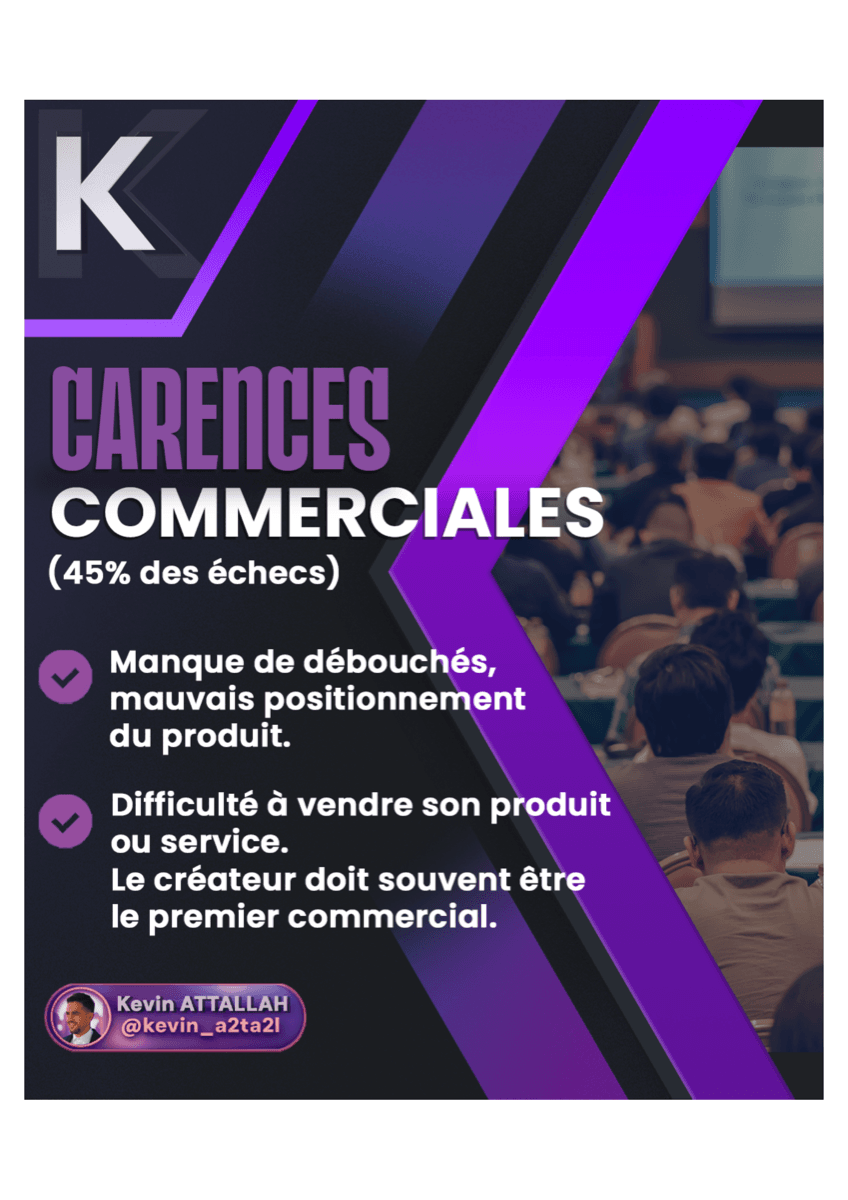 Les causes d'échec dans la création d'entreprise - 3