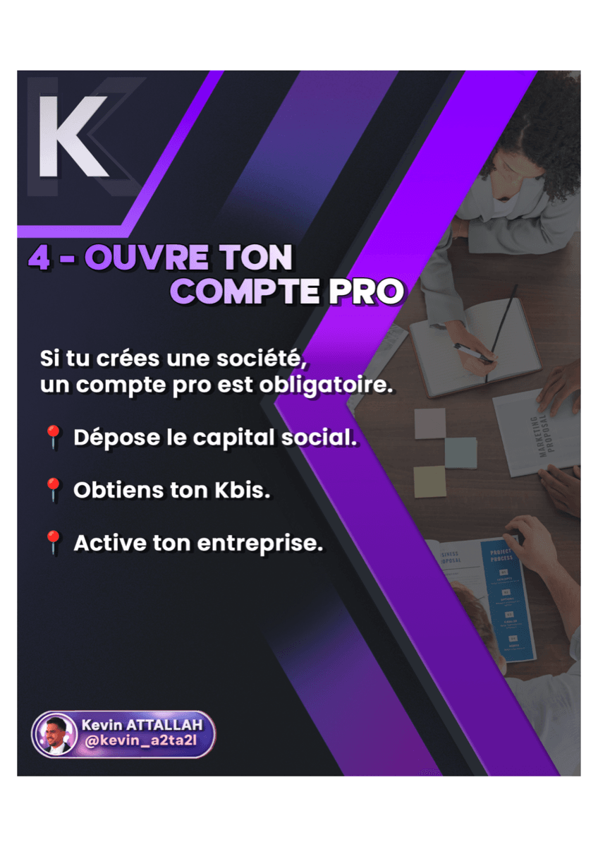 Les étapes de la création d'entreprise - Structure et création - 5