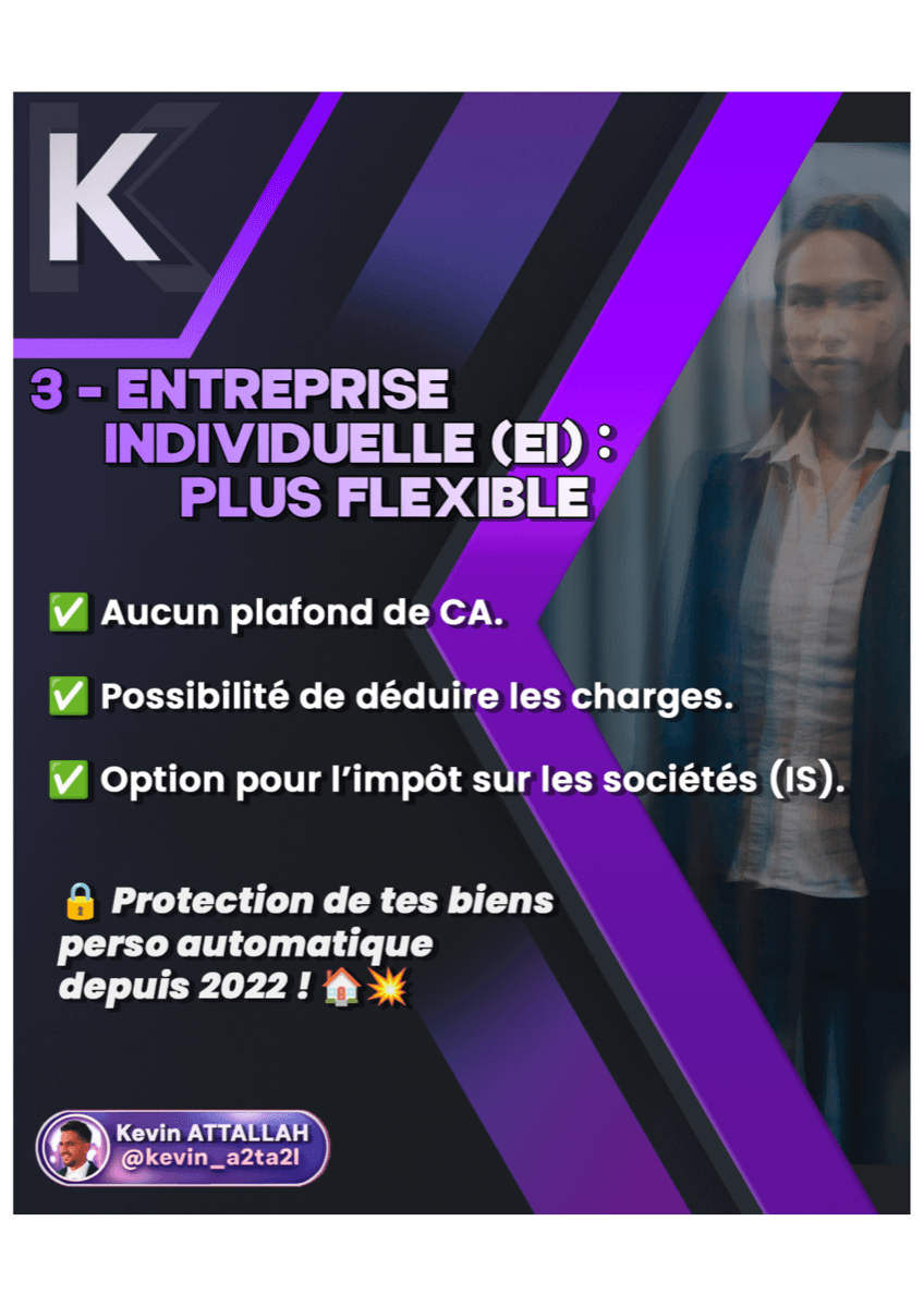 Statuts juridiques - Auto-entrepreneur / Individuel - 4