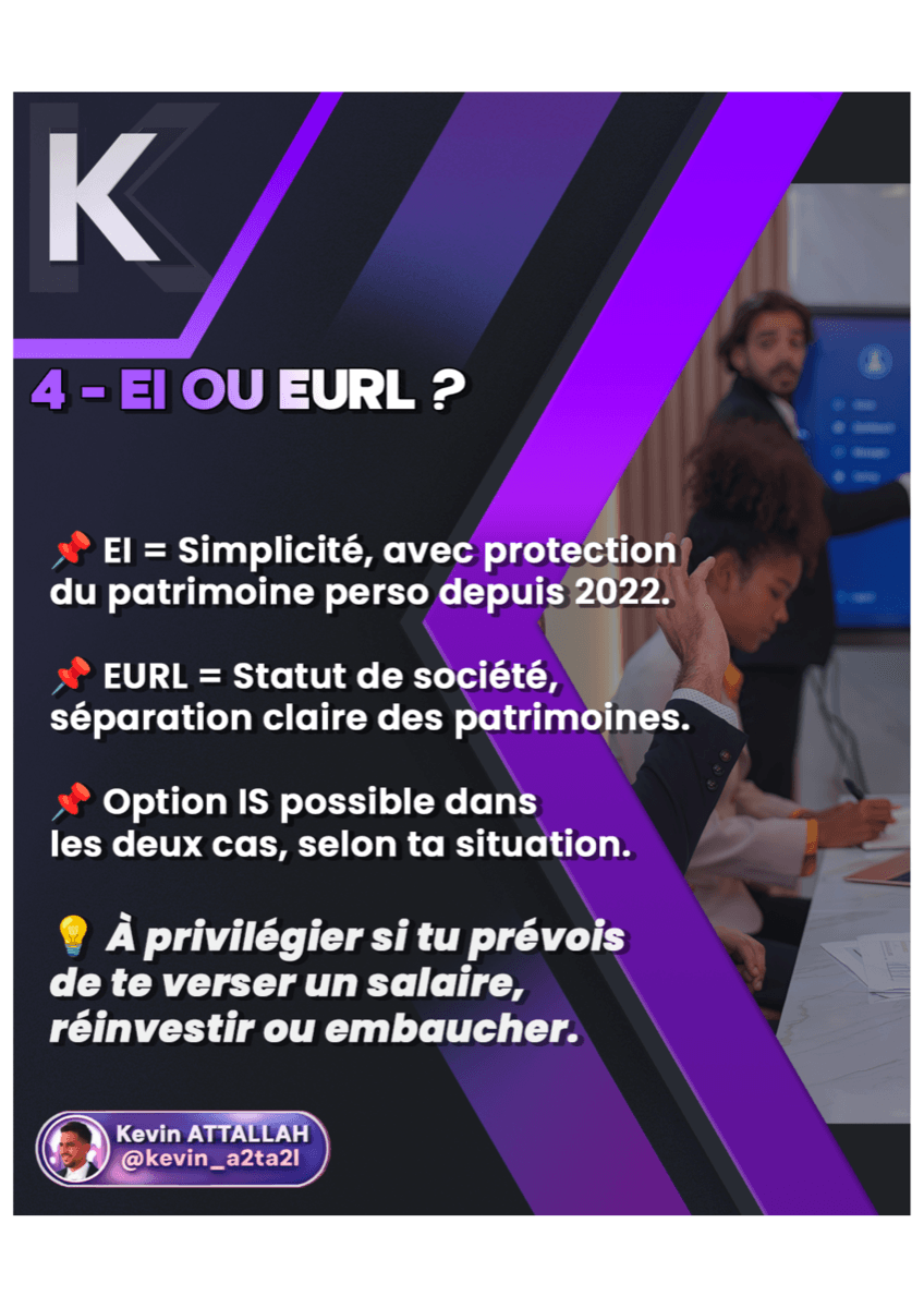 Statuts juridiques - Auto-entrepreneur / Individuel - 5