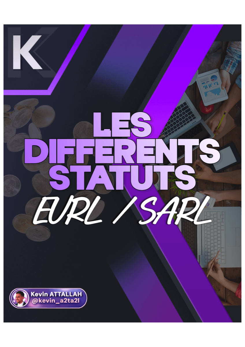 Statuts juridiques - EURL / SARL - 1