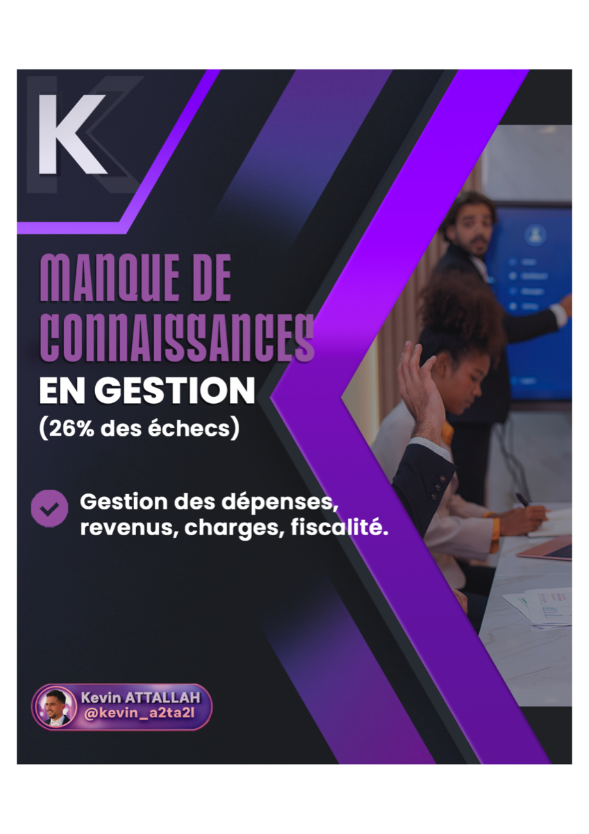 Les causes d'échec dans la création d'entreprise - 4