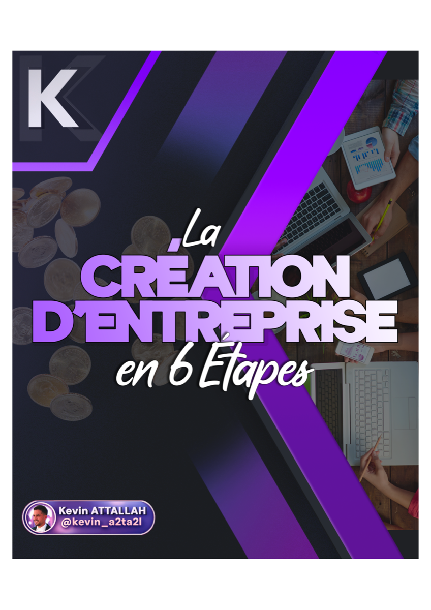 La création d'entreprise en 6 étapes - 1