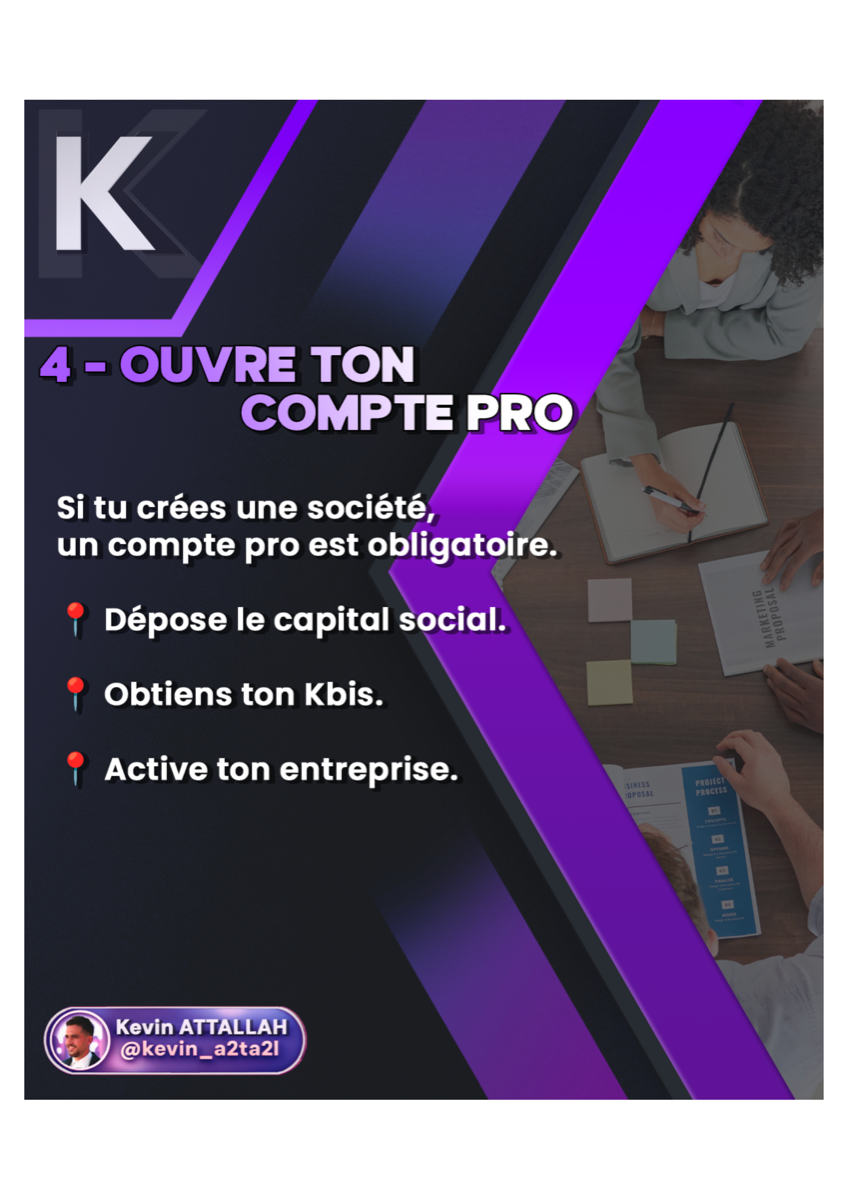 Les étapes de la création d'entreprise - Structure et création - 5