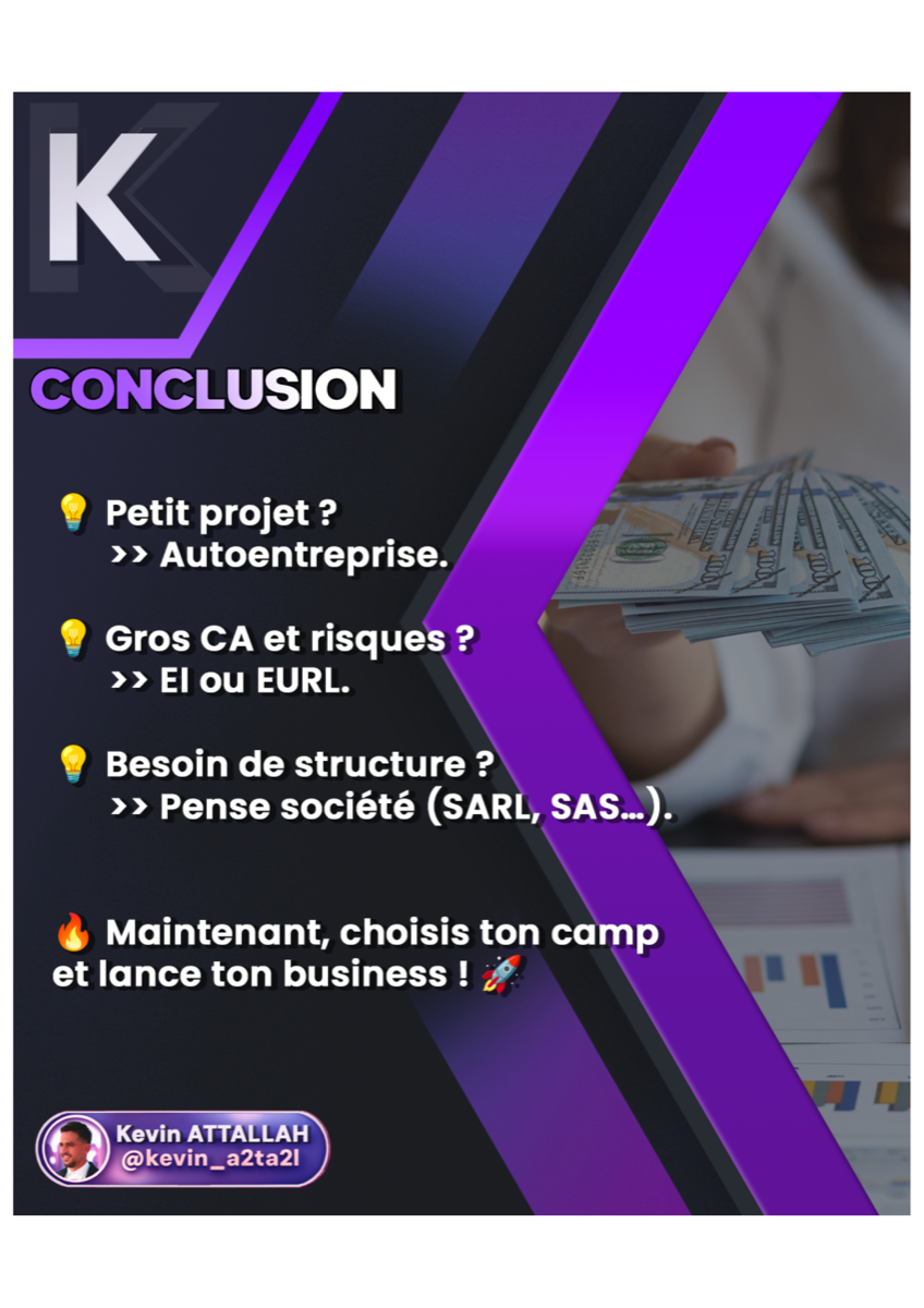 Statuts juridiques - Auto-entrepreneur / Individuel - 10